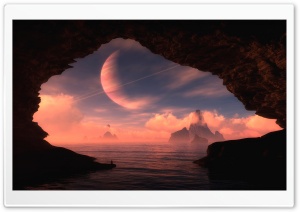Cave Entrance Ultra HD Wallpaper for 4K UHD Widescreen desktop, tablet & smartphone