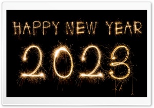 Celebration Happy New Year 2023 Ultra HD Wallpaper for 4K UHD Widescreen desktop, tablet & smartphone