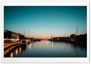 Channel sunset Ultra HD Wallpaper for 4K UHD Widescreen desktop, tablet & smartphone