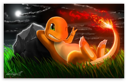 Charmander (Pokemon) UltraHD Wallpaper for Wide 16:10 5:3 Widescreen WHXGA WQXGA WUXGA WXGA WGA ; 8K UHD TV 16:9 Ultra High Definition 2160p 1440p 1080p 900p 720p ; Mobile 5:3 16:9 - WGA 2160p 1440p 1080p 900p 720p ;