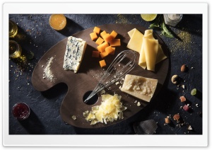Cheese Types Ultra HD Wallpaper for 4K UHD Widescreen desktop, tablet & smartphone