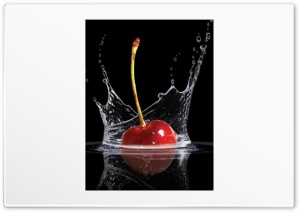 Cherry Drop Ultra HD Wallpaper for 4K UHD Widescreen desktop, tablet & smartphone