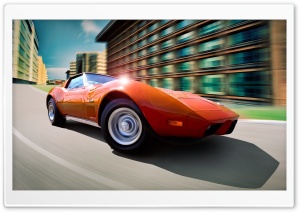 Chevrolet Corvette Orange Ultra HD Wallpaper for 4K UHD Widescreen desktop, tablet & smartphone
