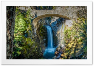 Christine Falls, Mount Rainier National Park, Washington, United States Ultra HD Wallpaper for 4K UHD Widescreen desktop, tablet & smartphone