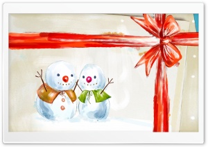 Christmas Illustration Ultra HD Wallpaper for 4K UHD Widescreen desktop, tablet & smartphone