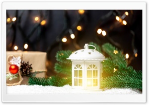 Christmas Lantern Ultra HD Wallpaper for 4K UHD Widescreen desktop, tablet & smartphone