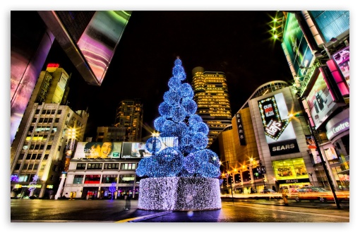 Christmas Tree, City UltraHD Wallpaper for Wide 16:10 5:3 Widescreen WHXGA WQXGA WUXGA WXGA WGA ; 8K UHD TV 16:9 Ultra High Definition 2160p 1440p 1080p 900p 720p ; Mobile 5:3 16:9 - WGA 2160p 1440p 1080p 900p 720p ;