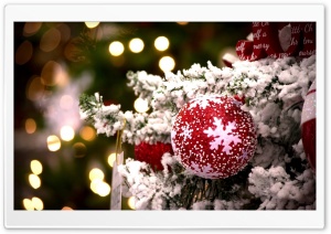 Christmas Tree Decoration Ultra HD Wallpaper for 4K UHD Widescreen desktop, tablet & smartphone