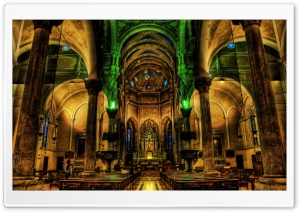 Church, Italy (HDR) Ultra HD Wallpaper for 4K UHD Widescreen desktop, tablet & smartphone