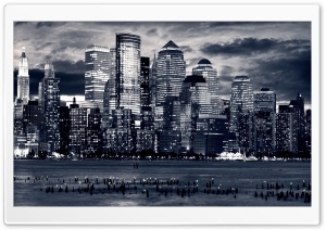 City At Dusk Ultra HD Wallpaper for 4K UHD Widescreen desktop, tablet & smartphone