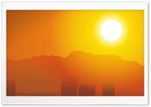 City Hot Sunset Ultra HD Wallpaper for 4K UHD Widescreen desktop, tablet & smartphone