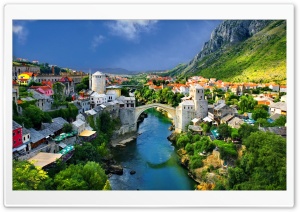 City In Valley Ultra HD Wallpaper for 4K UHD Widescreen desktop, tablet & smartphone
