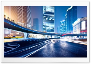 City Night Ultra HD Wallpaper for 4K UHD Widescreen desktop, tablet & smartphone