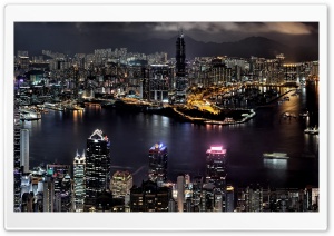 City Night View Ultra HD Wallpaper for 4K UHD Widescreen desktop, tablet & smartphone