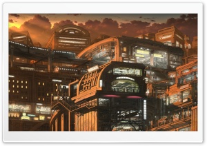 City Of The Future Ultra HD Wallpaper for 4K UHD Widescreen desktop, tablet & smartphone