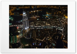 Cityscape Night View of Dubai Ultra HD Wallpaper for 4K UHD Widescreen desktop, tablet & smartphone
