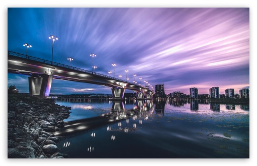 Cityscape Sky River UltraHD Wallpaper for Wide 16:10 Widescreen WHXGA WQXGA WUXGA WXGA ;