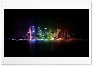 cityscapes buildings rainbow city Ultra HD Wallpaper for 4K UHD Widescreen desktop, tablet & smartphone