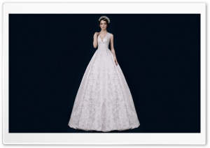 Classy Wedding Dress Bride Ultra HD Wallpaper for 4K UHD Widescreen desktop, tablet & smartphone