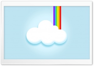 Cloud and Rainbow Creative Ultra HD Wallpaper for 4K UHD Widescreen desktop, tablet & smartphone