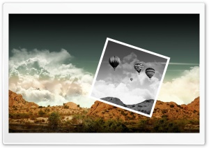 Cloud Landscape Hot Air Balloons Ultra HD Wallpaper for 4K UHD Widescreen desktop, tablet & smartphone