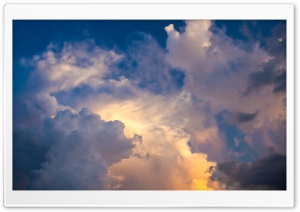 Clouds In Blue Sky Ultra HD Wallpaper for 4K UHD Widescreen desktop, tablet & smartphone
