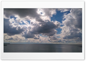 Clouds over sea Ultra HD Wallpaper for 4K UHD Widescreen desktop, tablet & smartphone