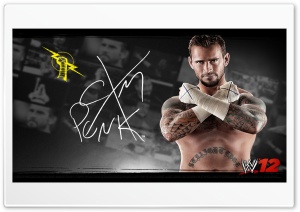 CM_Punk_WWE12 Ultra HD Wallpaper for 4K UHD Widescreen desktop, tablet & smartphone