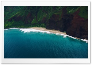 Coast Aerial View Ultra HD Wallpaper for 4K UHD Widescreen desktop, tablet & smartphone