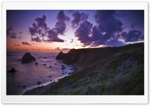 Coast Cliffs At Sunset Ultra HD Wallpaper for 4K UHD Widescreen desktop, tablet & smartphone
