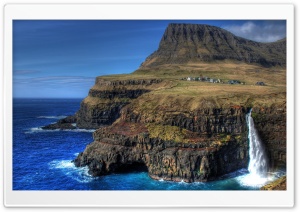 Coast Waterfall Ultra HD Wallpaper for 4K UHD Widescreen desktop, tablet & smartphone