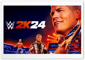 Cody Rhodes - WWE 2K24 Wrestling Video Game Ultra HD Wallpaper for 4K UHD Widescreen desktop, tablet & smartphone