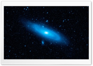 Cold Spiral Galaxy Ultra HD Wallpaper for 4K UHD Widescreen desktop, tablet & smartphone