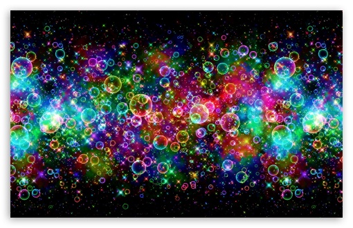 Colored Bubbles UltraHD Wallpaper for Wide 16:10 Widescreen WHXGA WQXGA WUXGA WXGA ;