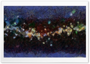 Colored Particles Wallpaper DAP Starry Ultra HD Wallpaper for 4K UHD Widescreen desktop, tablet & smartphone