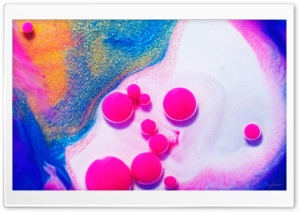 Colorful Bubbles Macro Ultra HD Wallpaper for 4K UHD Widescreen desktop, tablet & smartphone