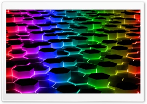 Colorful Hexagons Ultra HD Wallpaper for 4K UHD Widescreen desktop, tablet & smartphone
