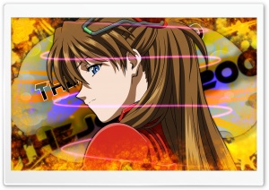 Colorful Manga With Neon Glow Line And Thejohan200Logo In Gold Light Ultra HD Wallpaper for 4K UHD Widescreen desktop, tablet & smartphone