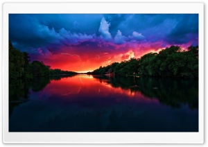 Cool Lightning Strikes Ultra HD Wallpaper for 4K UHD Widescreen desktop, tablet & smartphone