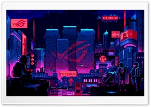 Cool Pixel Art Background Ultra HD Wallpaper for 4K UHD Widescreen desktop, tablet & smartphone