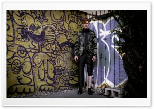 Cool Street Art Graffiti, Male Model Ultra HD Wallpaper for 4K UHD Widescreen desktop, tablet & smartphone