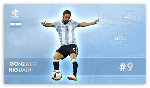 Copa America - Gonzalo Higuain UltraHD Wallpaper for 8K UHD TV 16:9 Ultra High Definition 2160p 1440p 1080p 900p 720p ; iPad 1/2/Mini ; Mobile 4:3 16:9 5:4 - UXGA XGA SVGA 2160p 1440p 1080p 900p 720p QSXGA SXGA ;