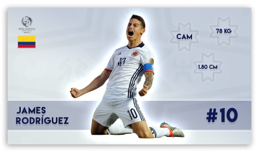 Copa America - James Rodriguez UltraHD Wallpaper for 8K UHD TV 16:9 Ultra High Definition 2160p 1440p 1080p 900p 720p ; Mobile 16:9 - 2160p 1440p 1080p 900p 720p ;