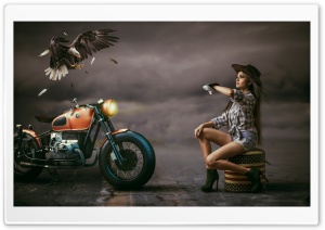 Country Girl Ultra HD Wallpaper for 4K UHD Widescreen desktop, tablet & smartphone