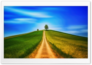 Country Road, Hill Ultra HD Wallpaper for 4K UHD Widescreen desktop, tablet & smartphone