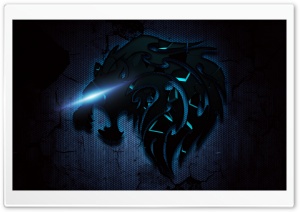Cracked Lion Blue Ultra HD Wallpaper for 4K UHD Widescreen desktop, tablet & smartphone