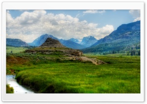 Creek In Yellowstone Ultra HD Wallpaper for 4K UHD Widescreen desktop, tablet & smartphone