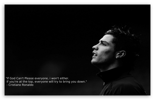 Cristiano Ronaldo Quote UltraHD Wallpaper for Wide 16:10 Widescreen WHXGA WQXGA WUXGA WXGA ;