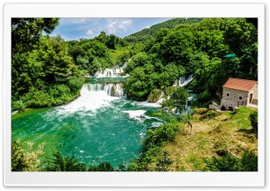Croatia Krka National Park House Ultra HD Wallpaper for 4K UHD Widescreen desktop, tablet & smartphone