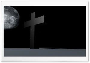 Cross of moon Ultra HD Wallpaper for 4K UHD Widescreen desktop, tablet & smartphone